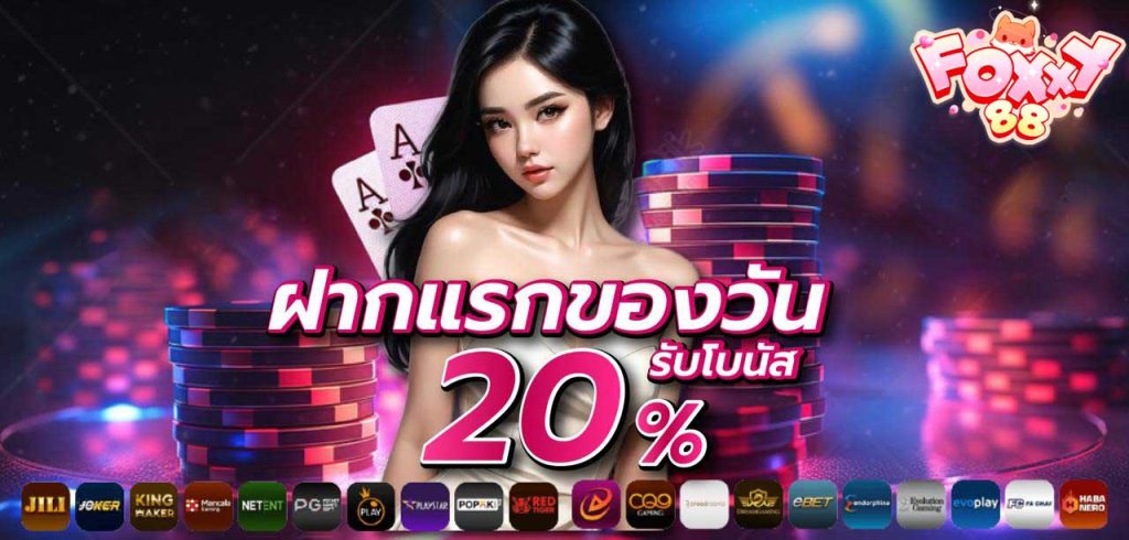 foxxy88 ฝากแรกรับโบนัส