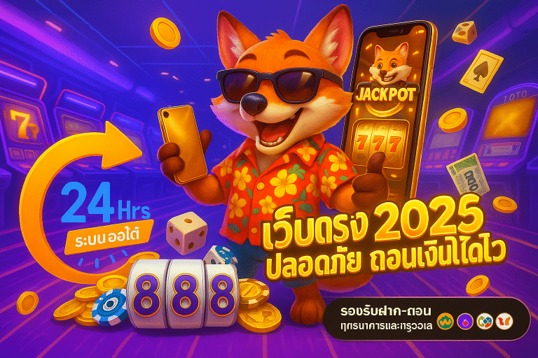 เว็บตรง foxxy88 ปลอดภัย
